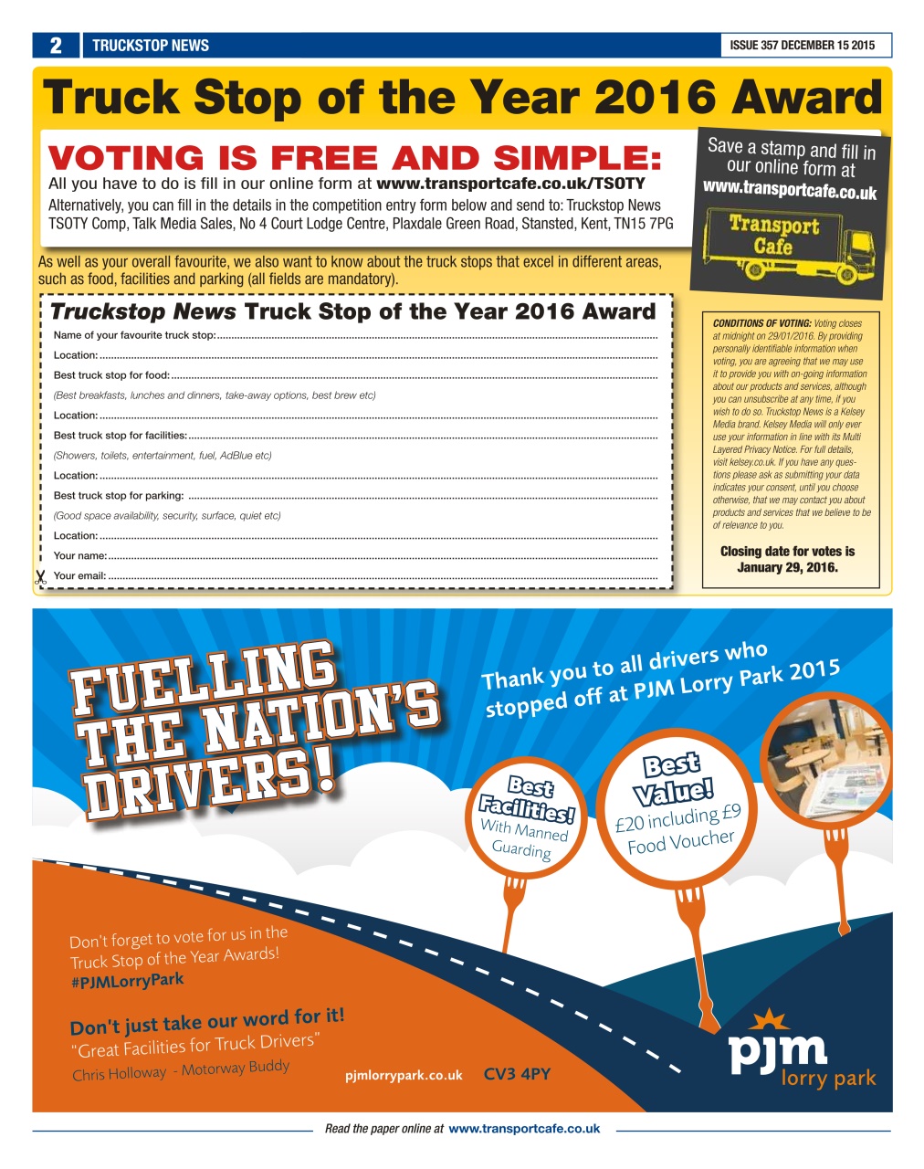Truckstop News Preview Pages