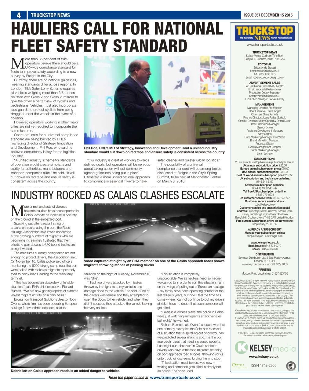 Truckstop News Preview Pages