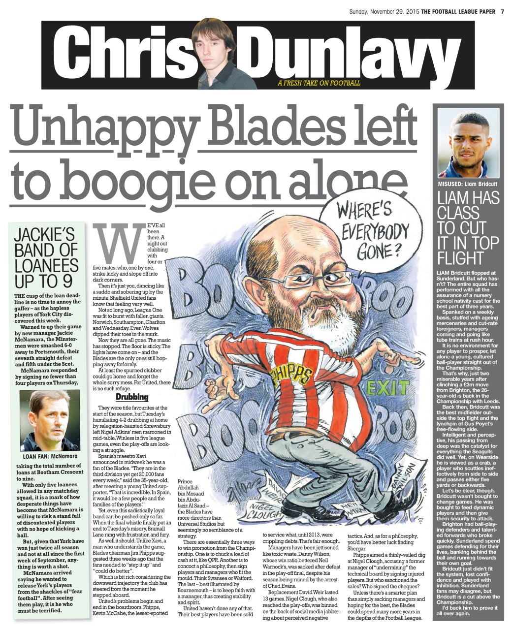 The Football League Paper Preview Pages