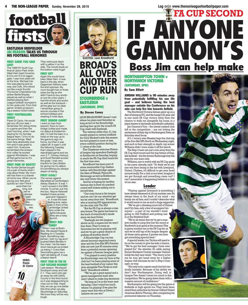 The Non-League Football Paper Preview Pages