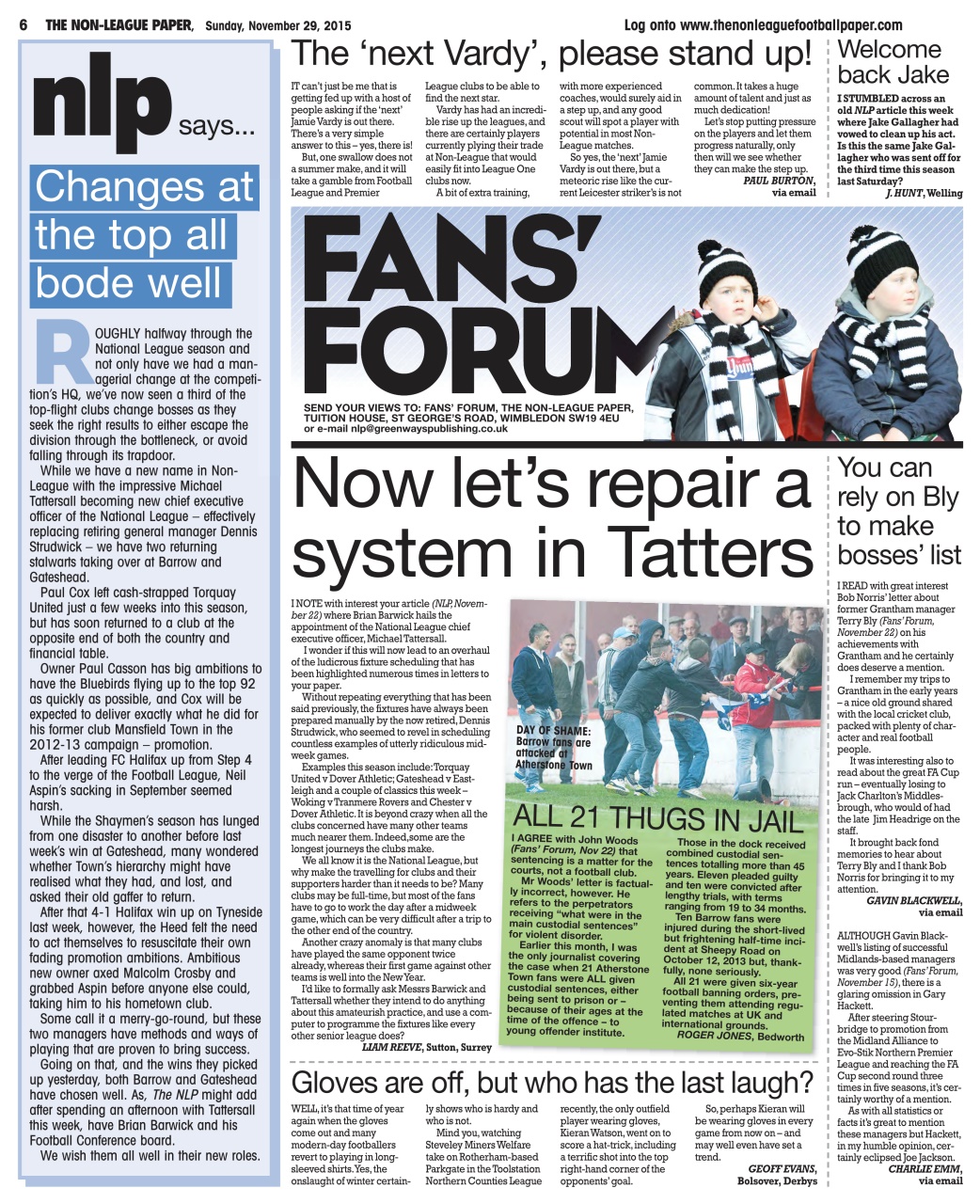 The Non-League Football Paper Preview Pages