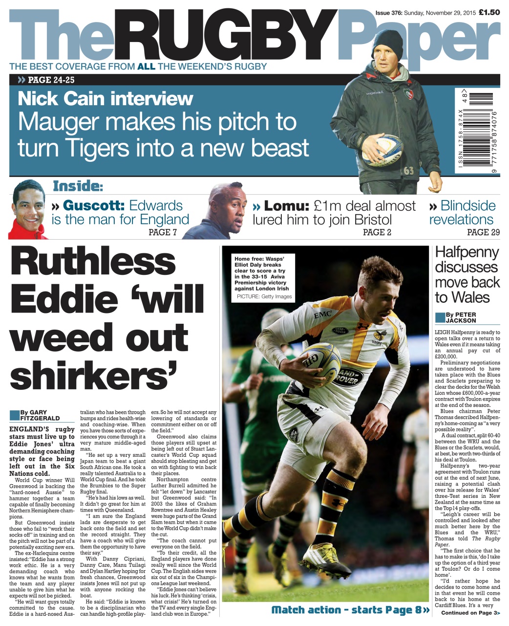 The Rugby Paper Preview Pages