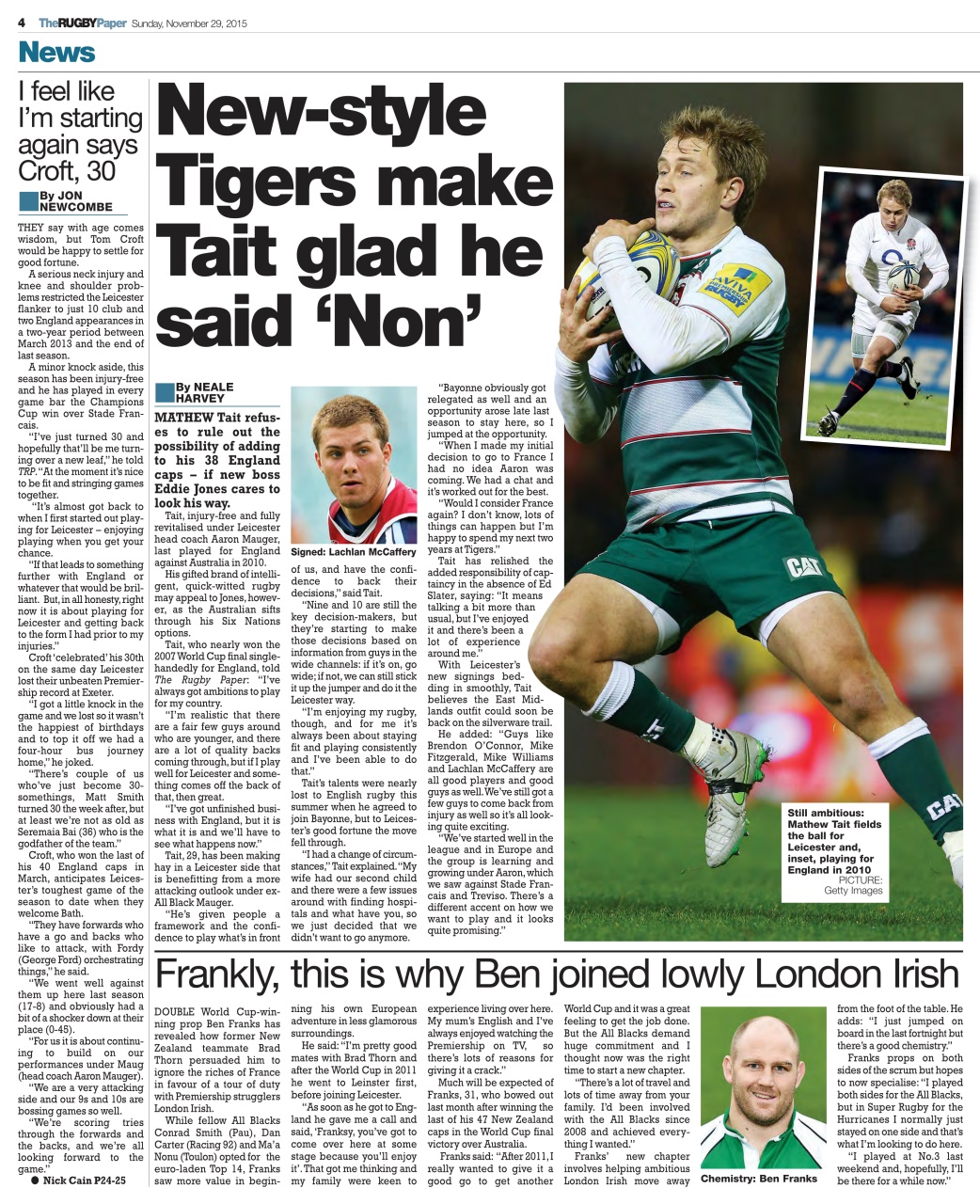 The Rugby Paper Preview Pages