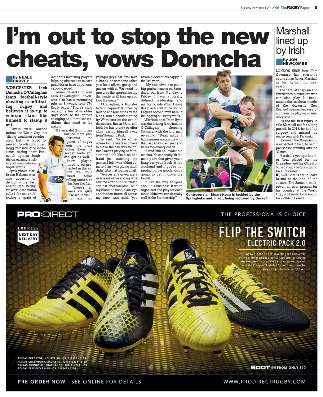 The Rugby Paper Preview Pages