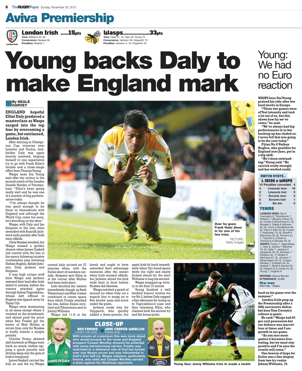 The Rugby Paper Preview Pages