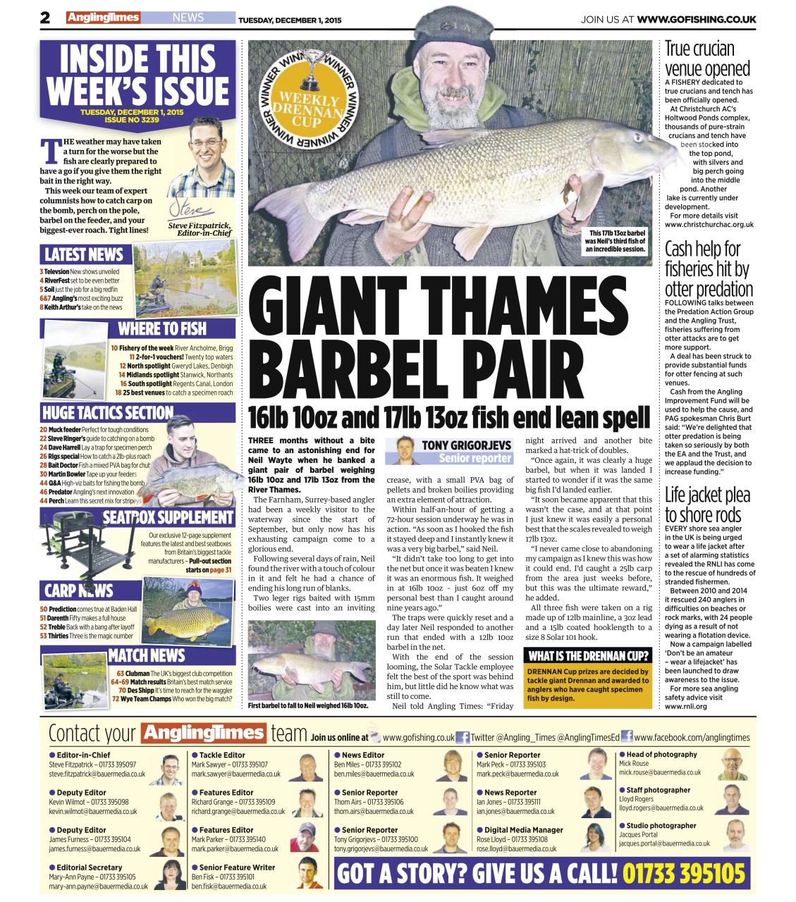 Angling Times Preview Pages