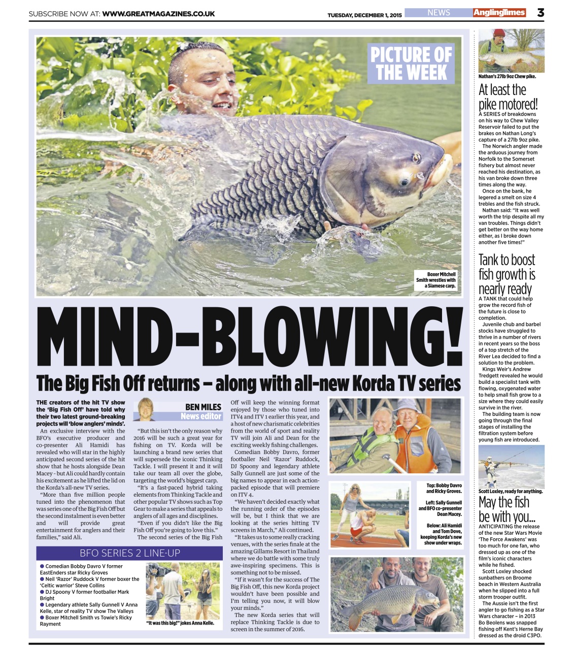 Angling Times Preview Pages