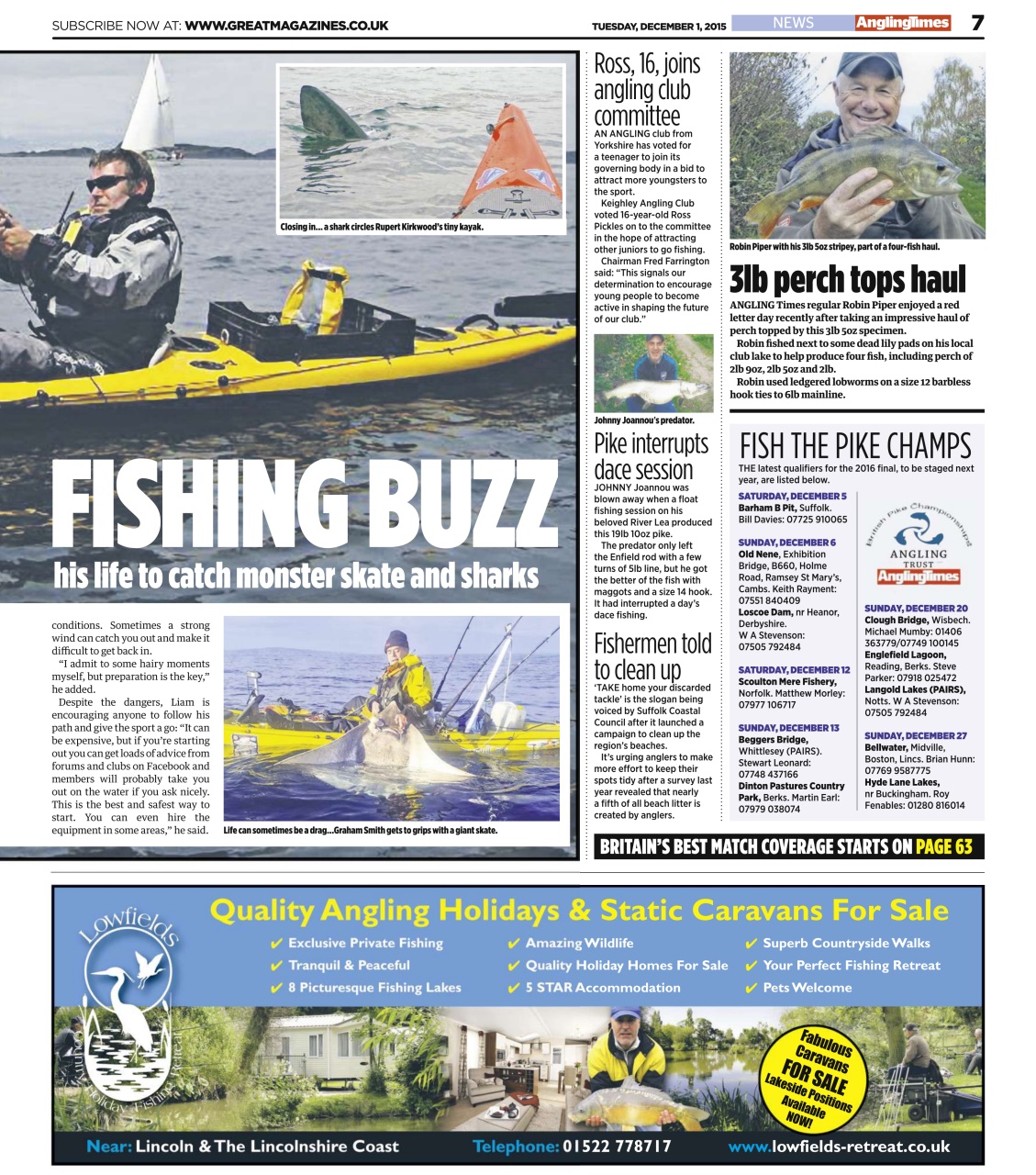 Angling Times Preview Pages