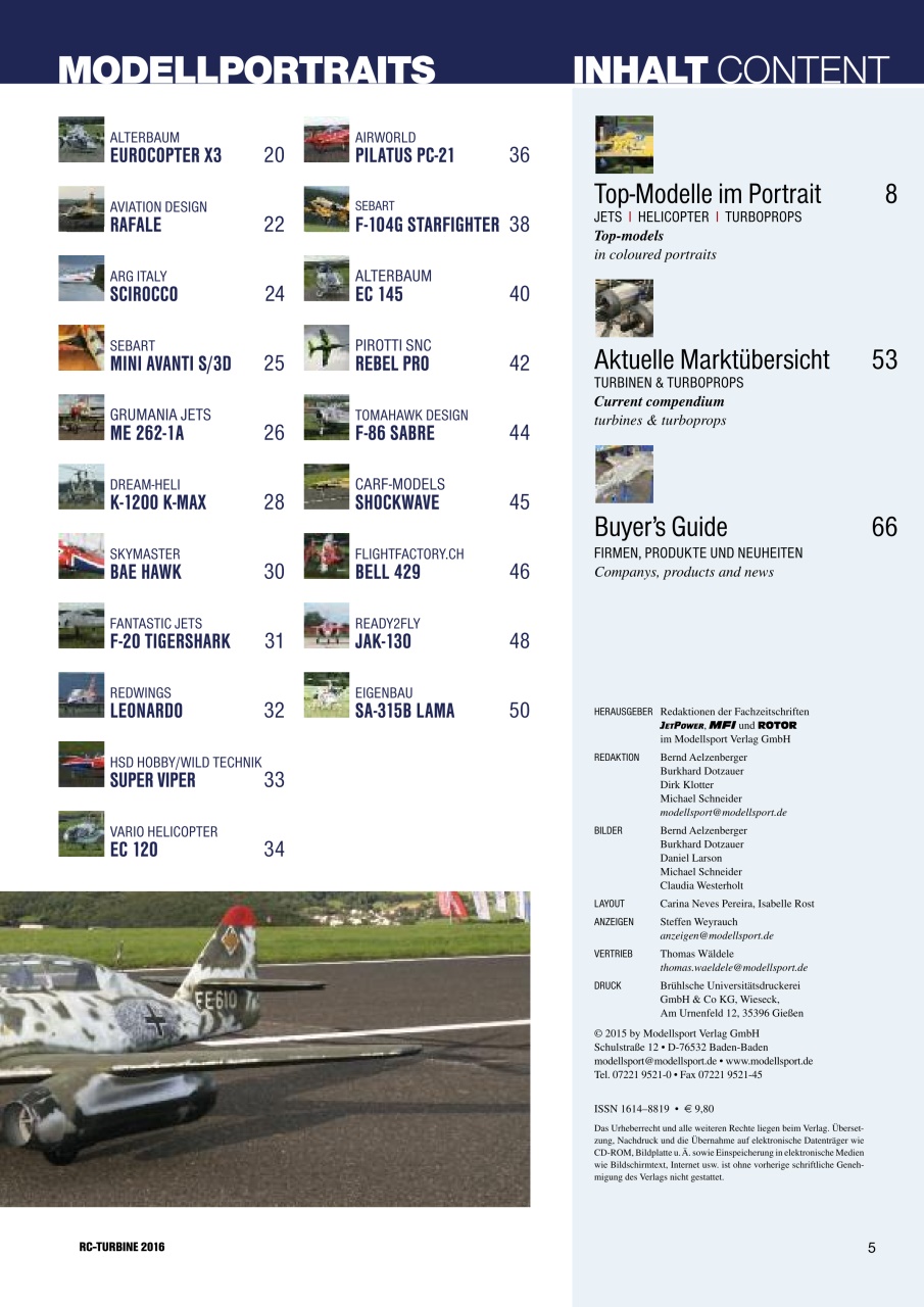 RC Turbine - Jets & Helicopter Preview Pages