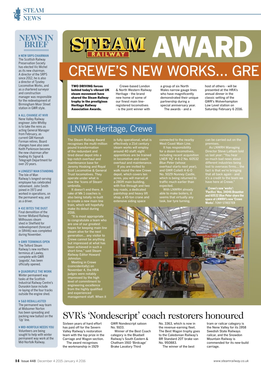 Steam Railway Preview Pages