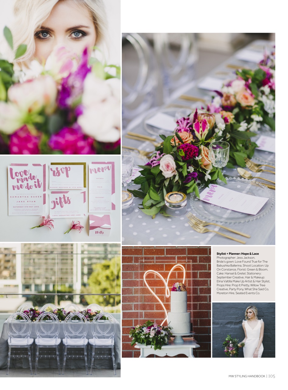 Modern Wedding Preview Pages