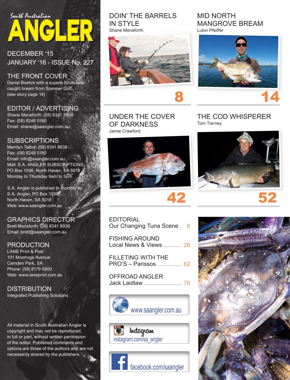South Australian Angler Preview Pages