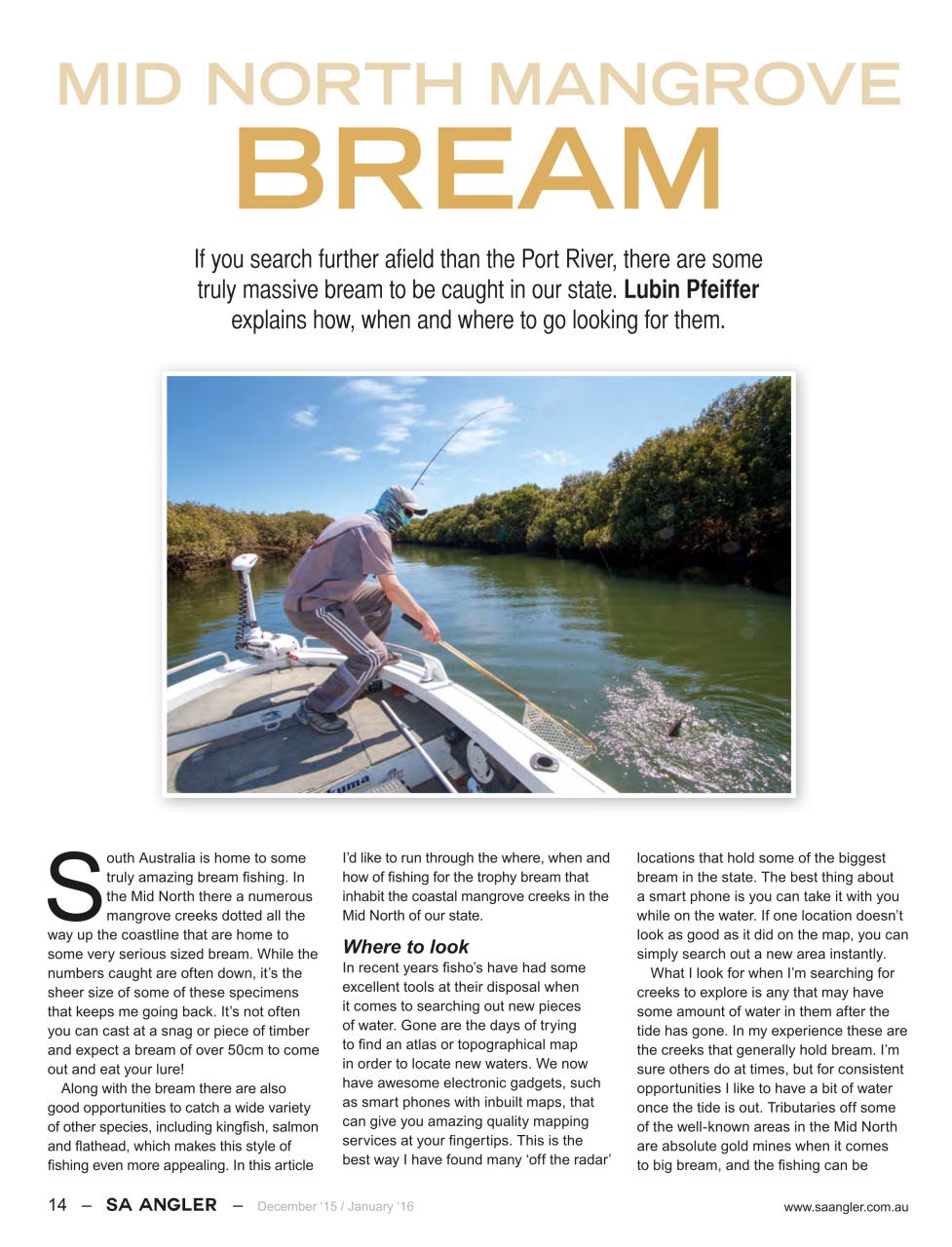 South Australian Angler Preview Pages