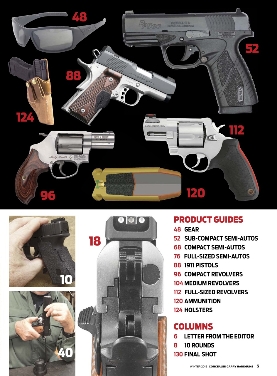 Concealed Carry Handguns Preview Pages