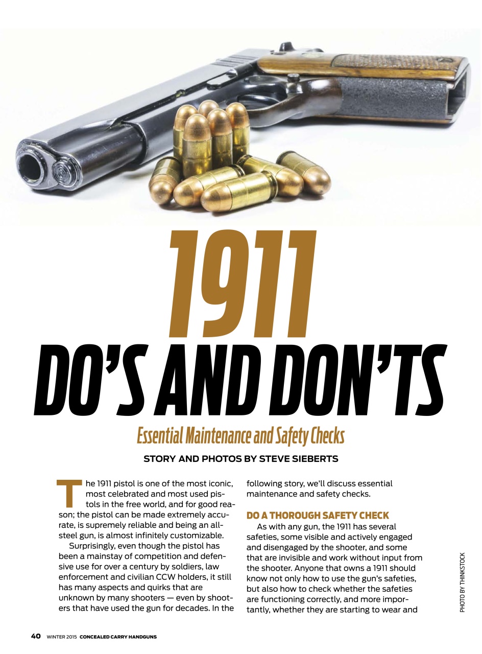 Concealed Carry Handguns Preview Pages