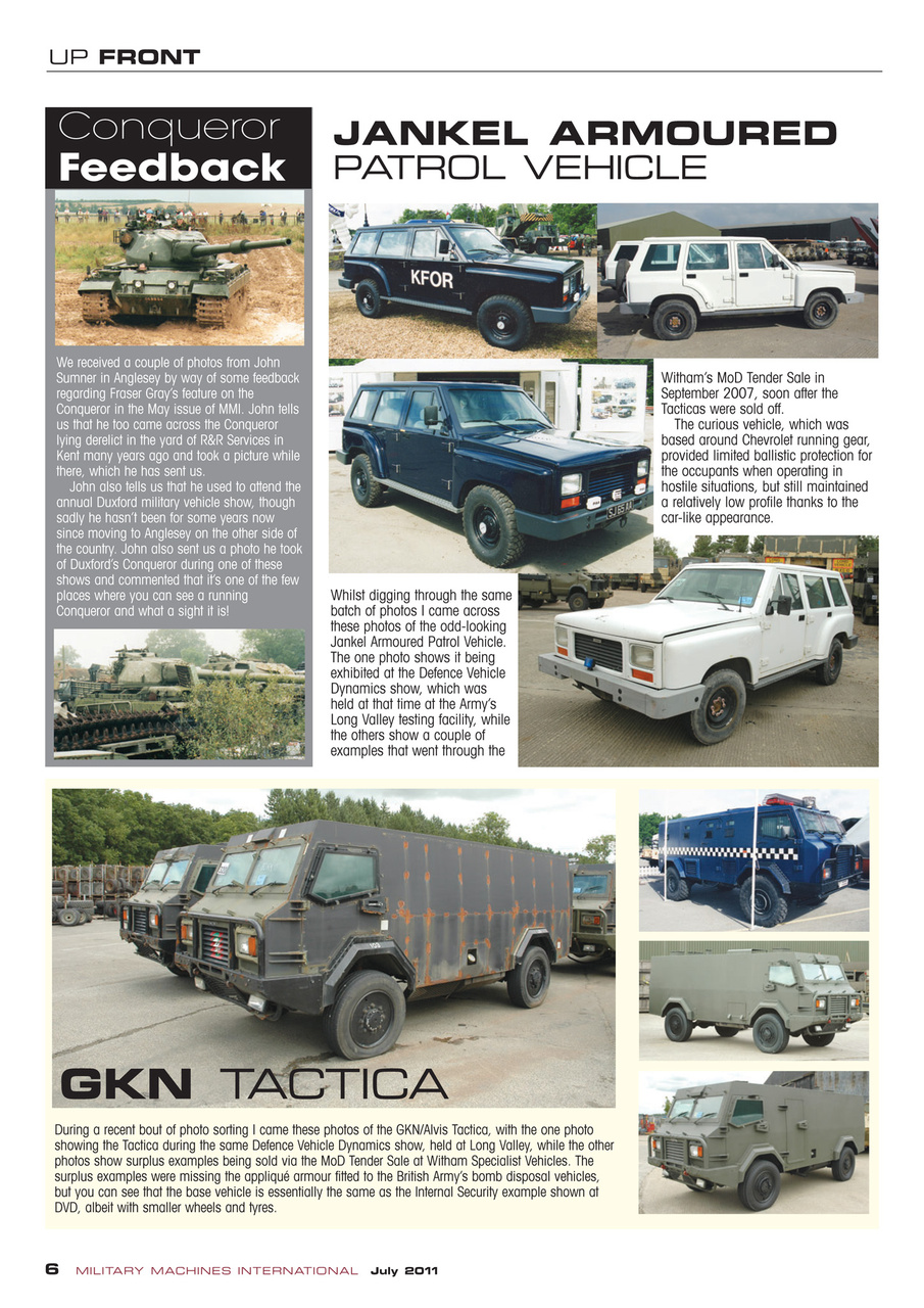 Military Machines International Preview Pages