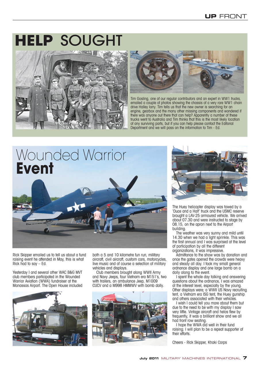 Military Machines International Preview Pages