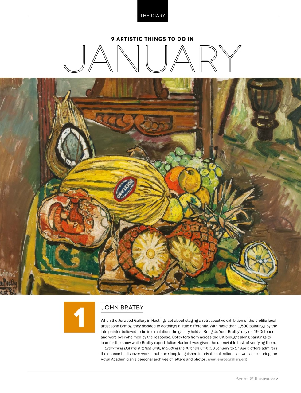 Artists & Illustrators Preview Pages