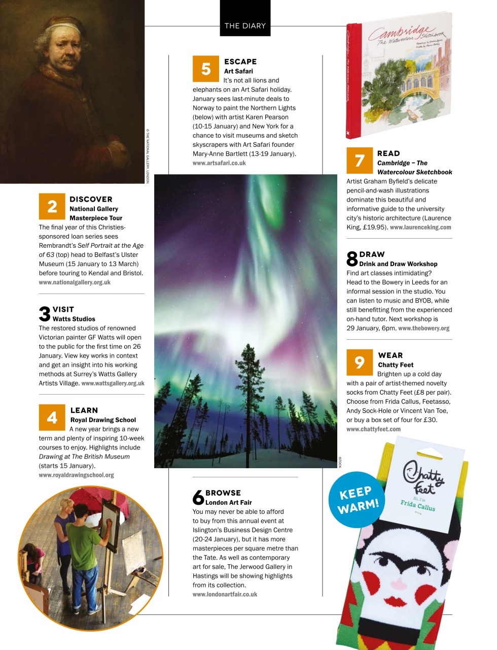 Artists & Illustrators Preview Pages