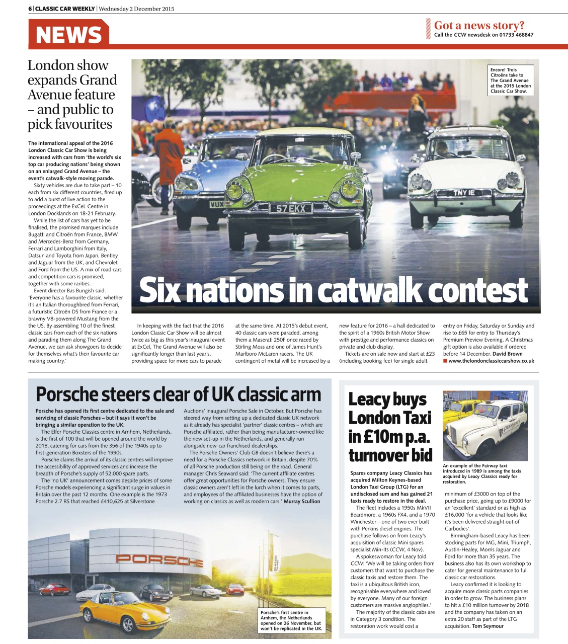 Classic Car Weekly Preview Pages