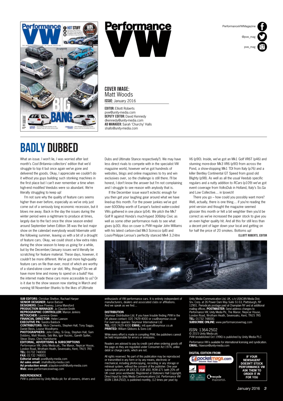 Performance VW Preview Pages