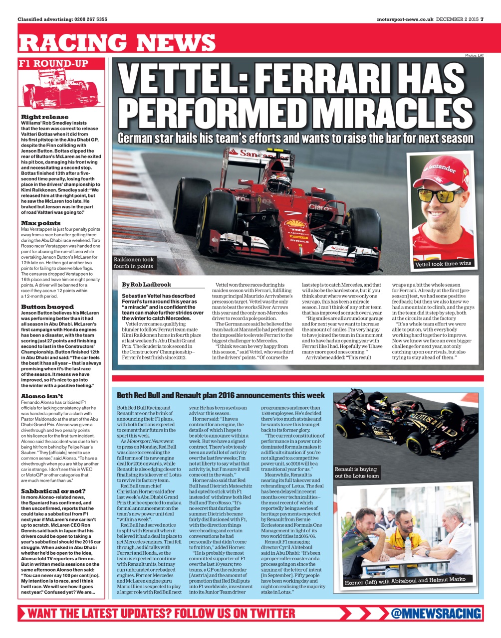 Motorsport News Preview Pages