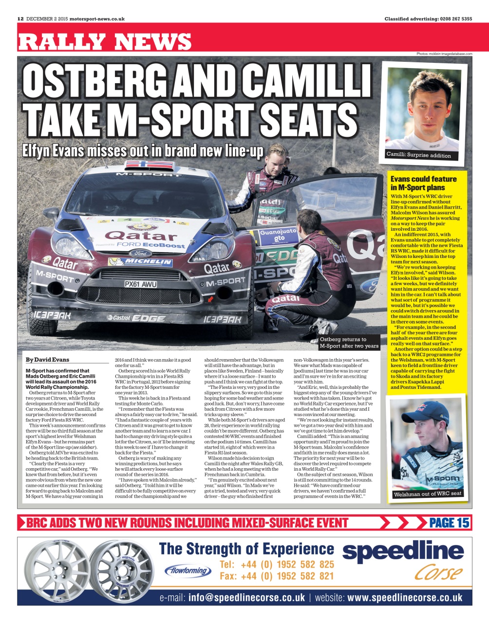 Motorsport News Preview Pages