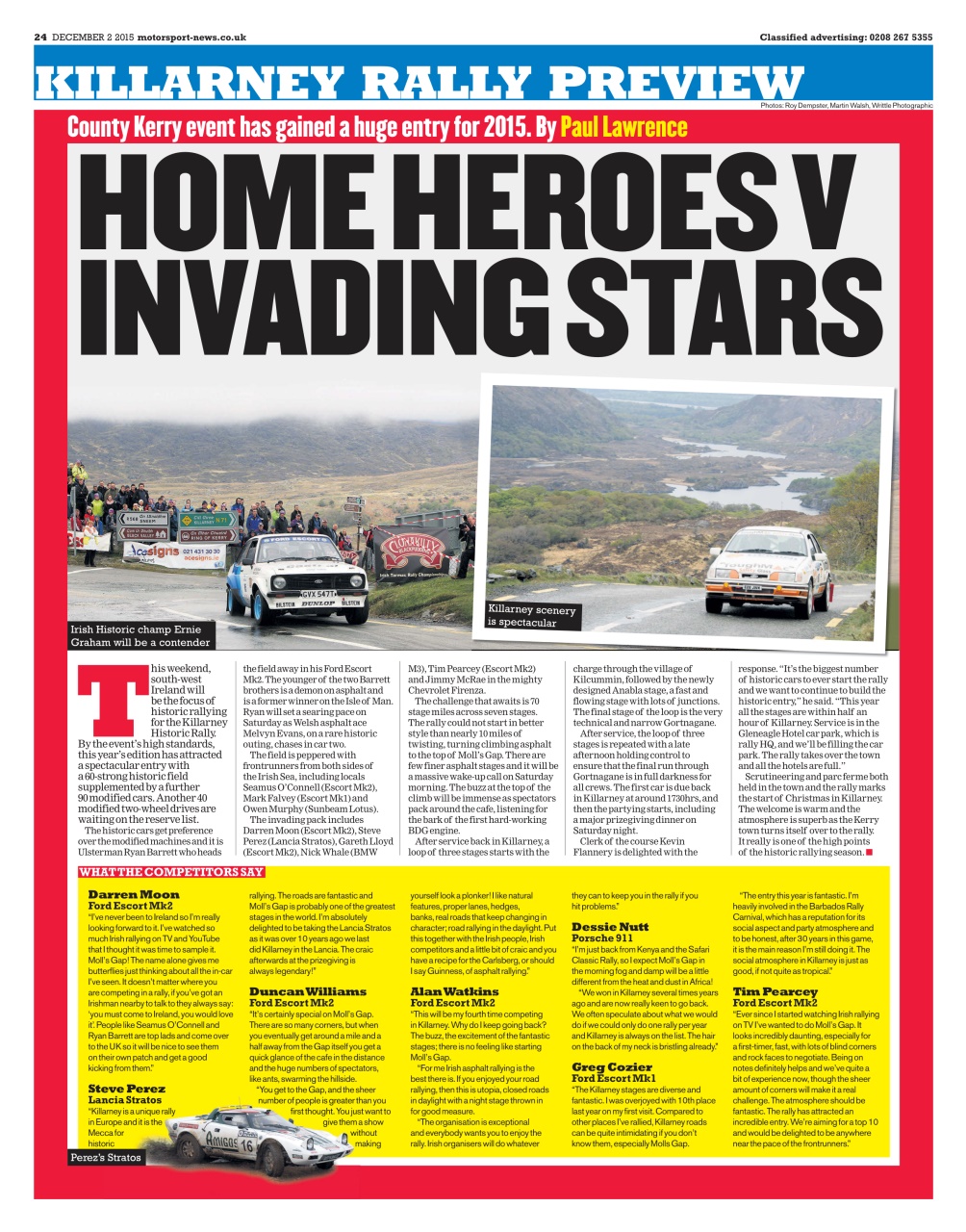 Motorsport News Preview Pages