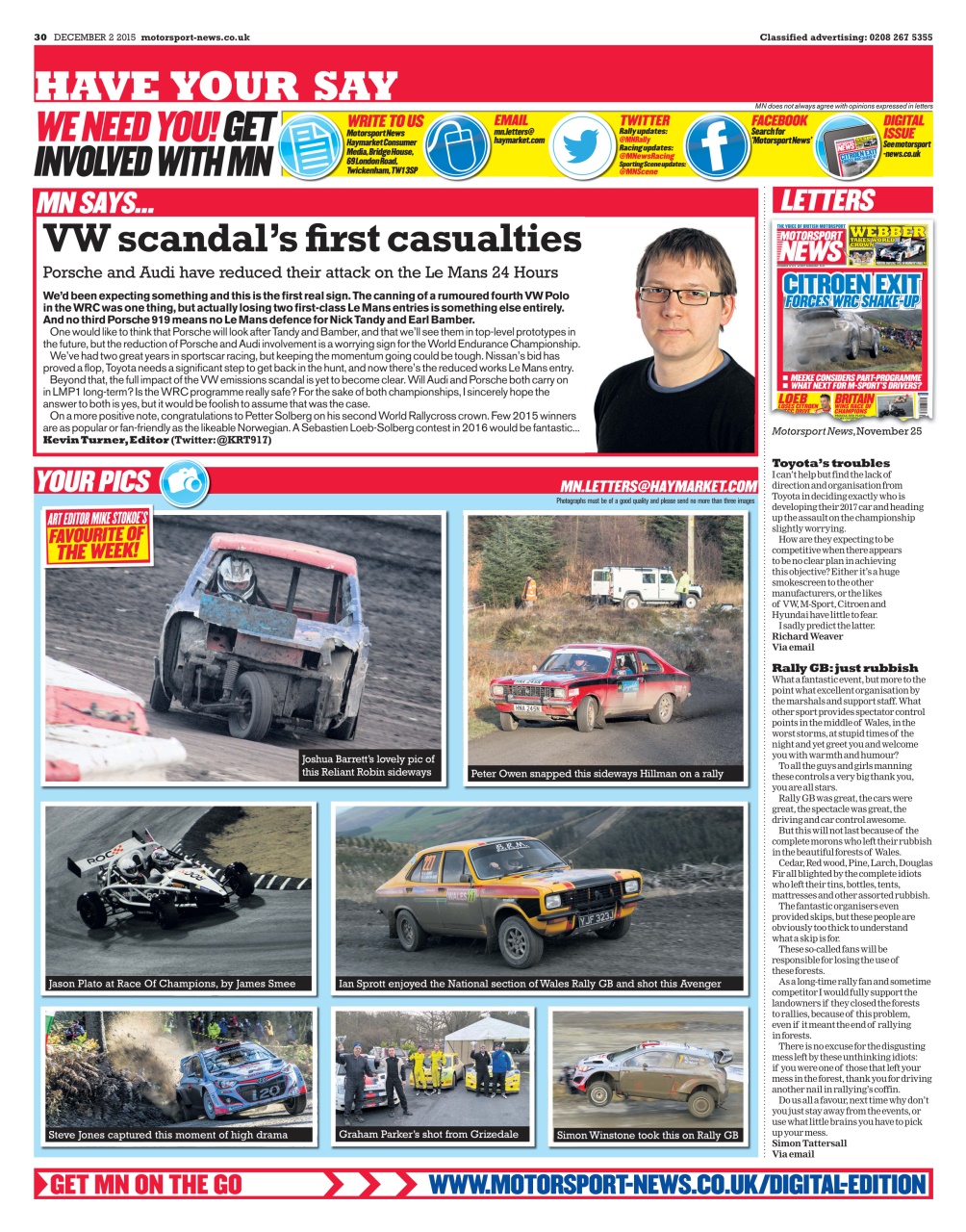 Motorsport News Preview Pages