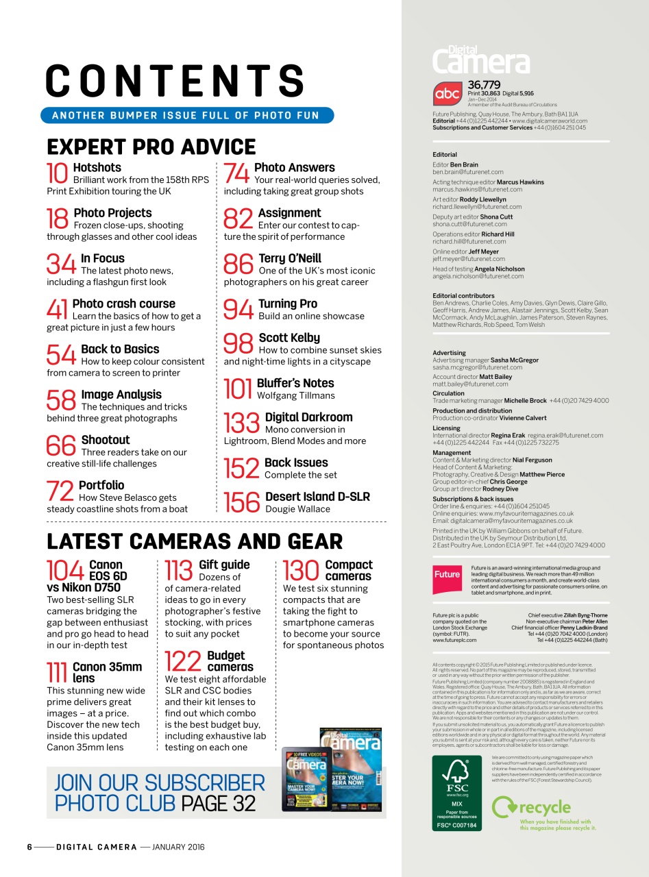 Digital Camera Magazine Preview Pages