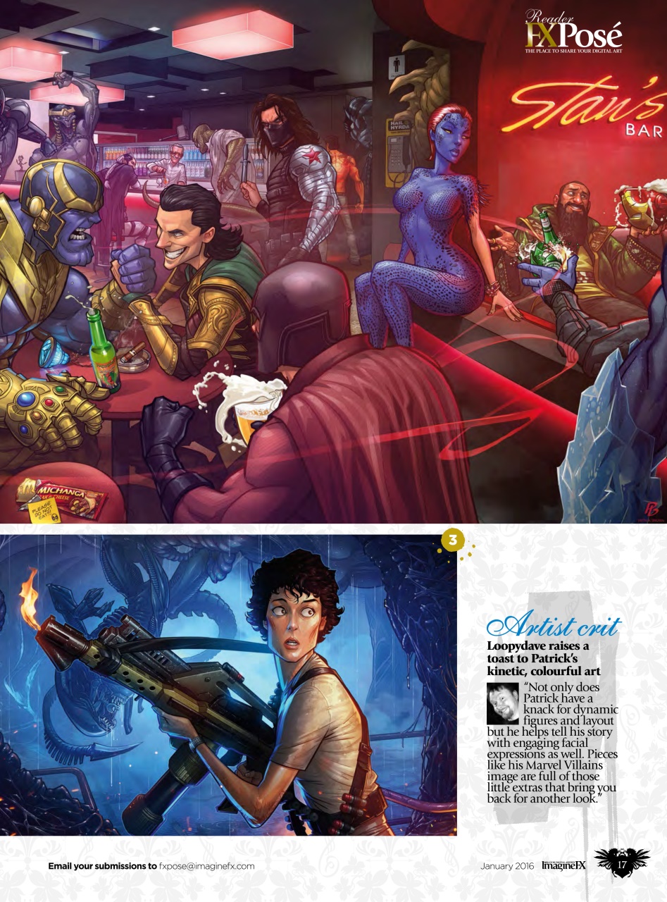 ImagineFX Preview Pages