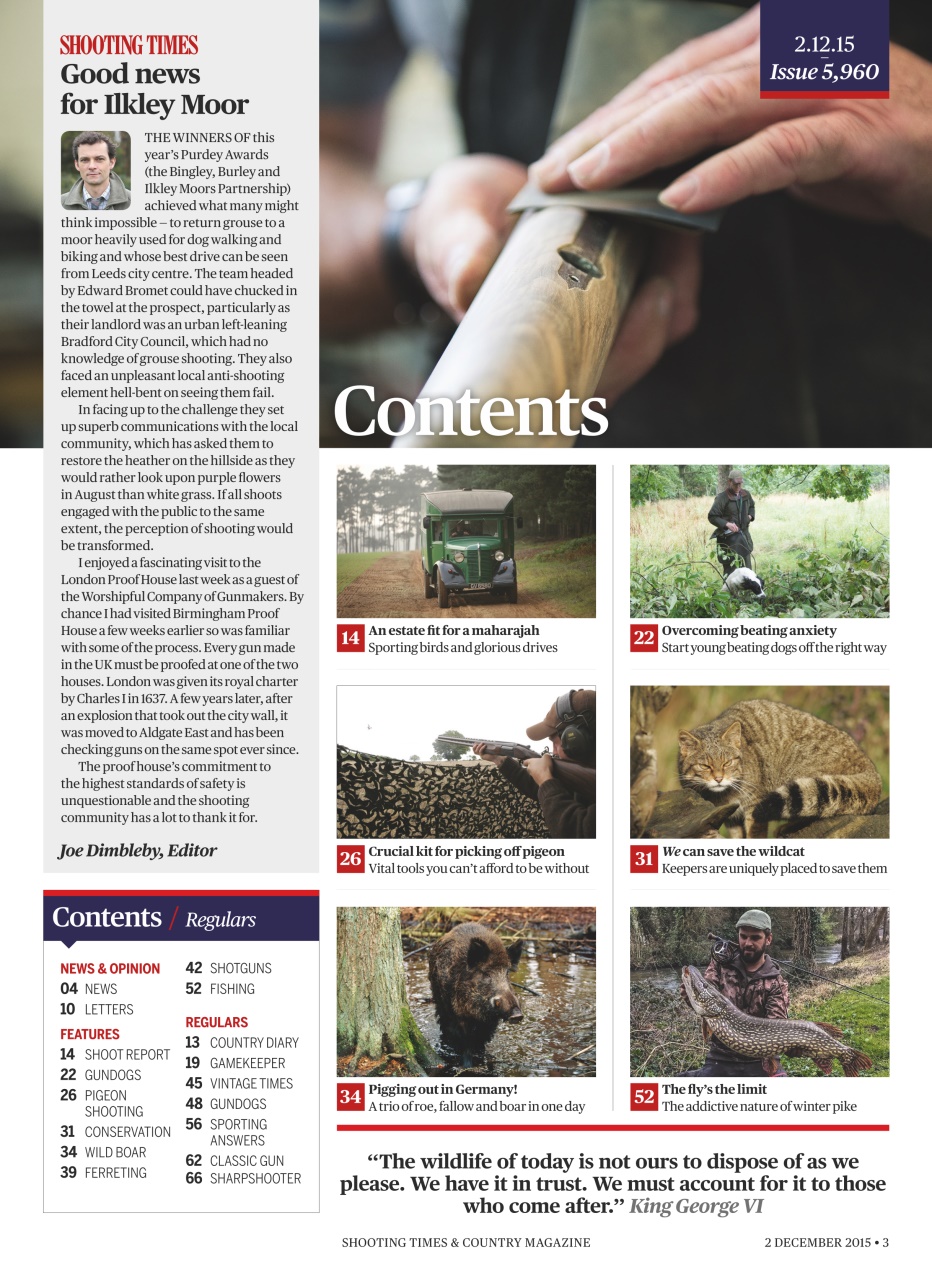 Shooting Times & Country Preview Pages