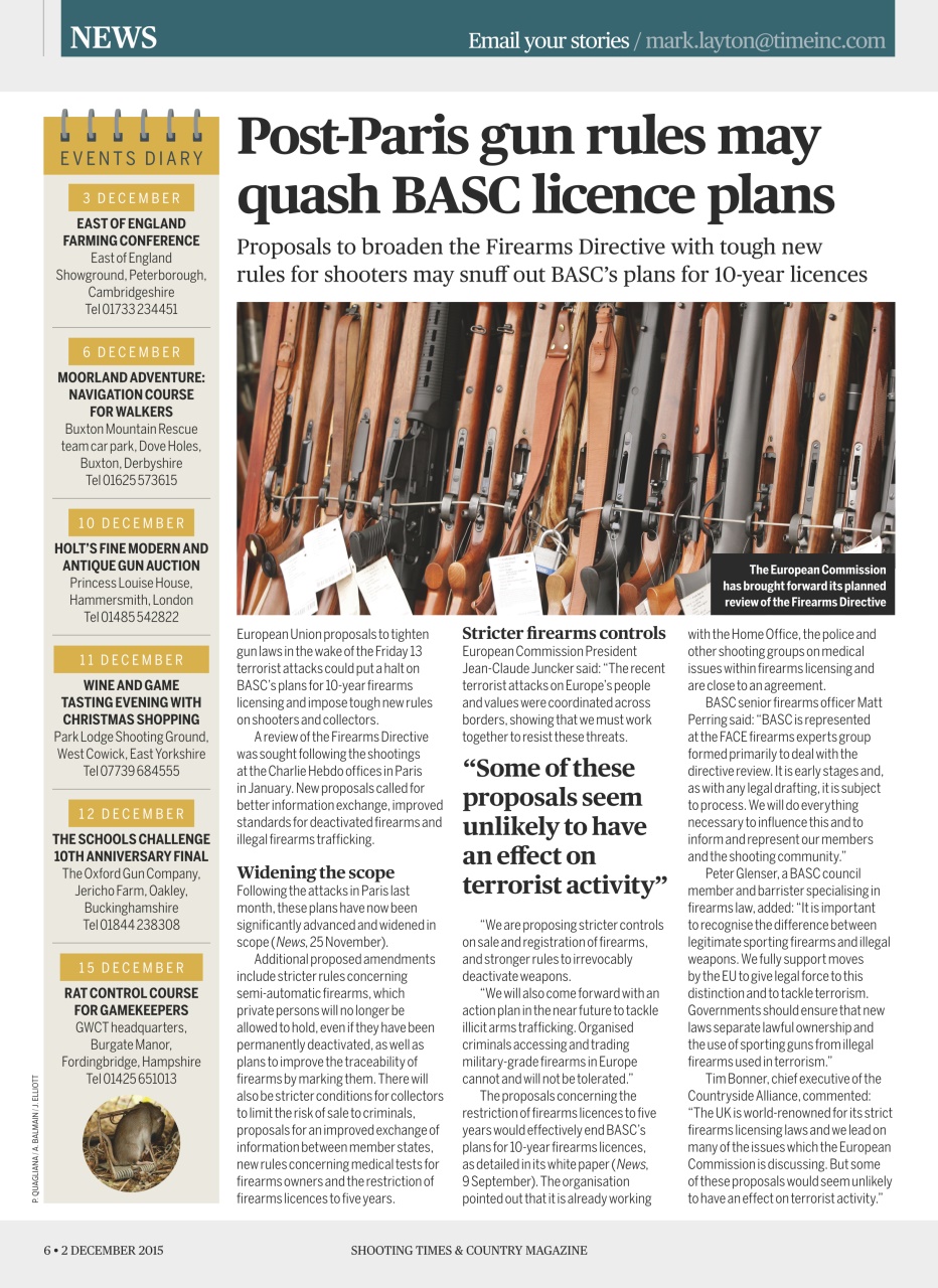 Shooting Times & Country Preview Pages