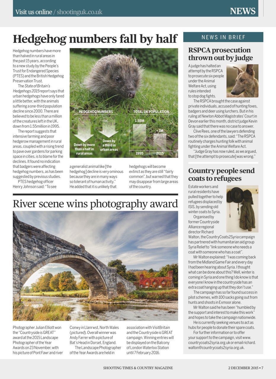 Shooting Times & Country Preview Pages