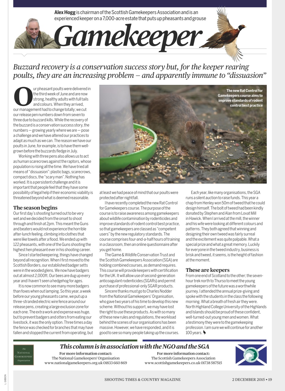 Shooting Times & Country Preview Pages