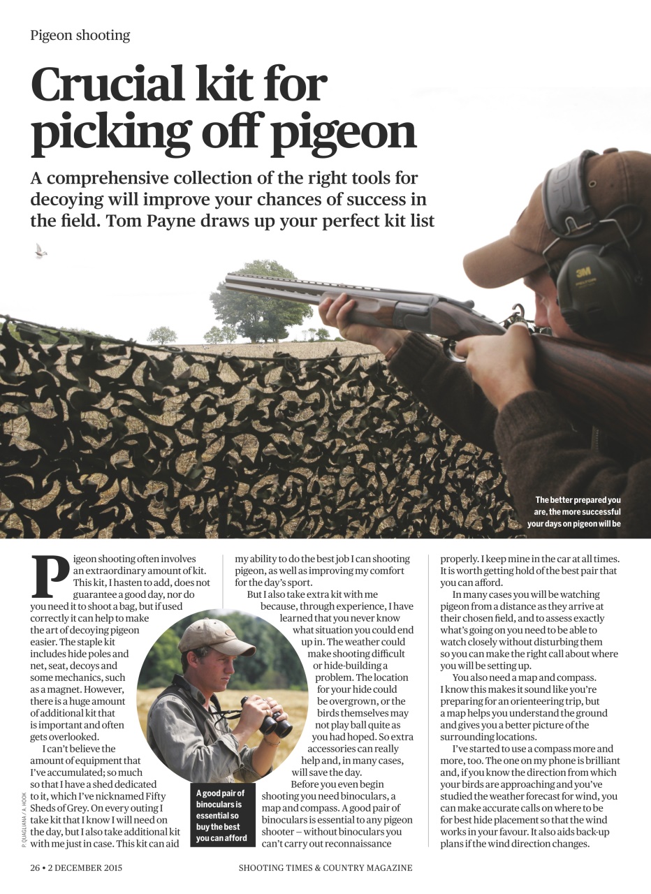 Shooting Times & Country Preview Pages