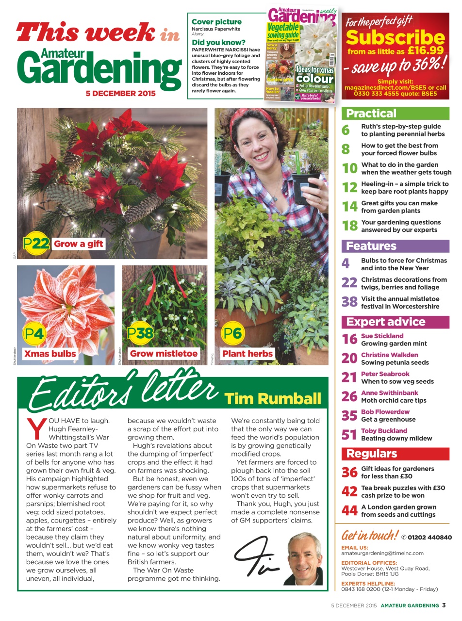 Amateur Gardening Preview Pages