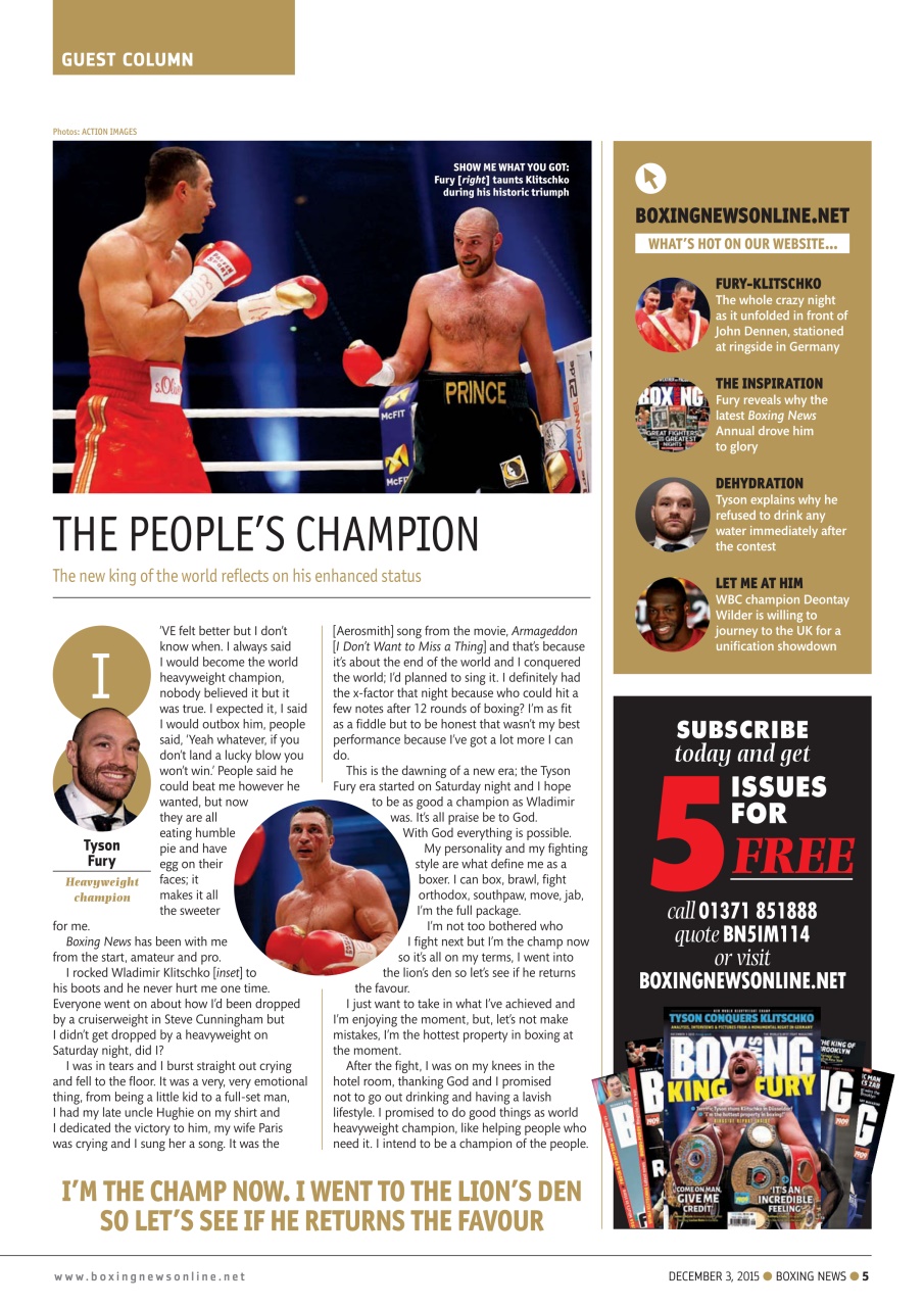 Boxing News Preview Pages