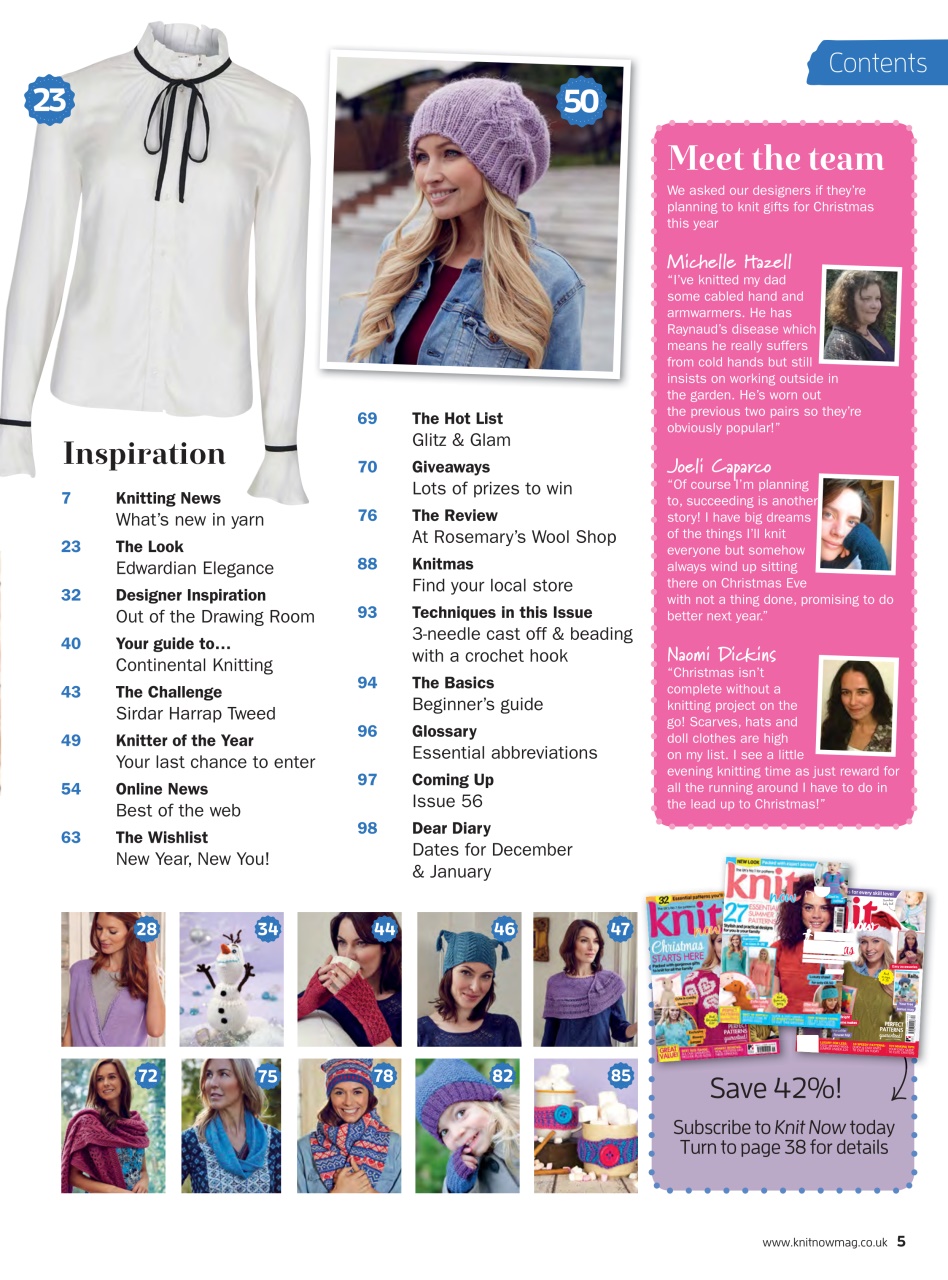 Knit Now Preview Pages