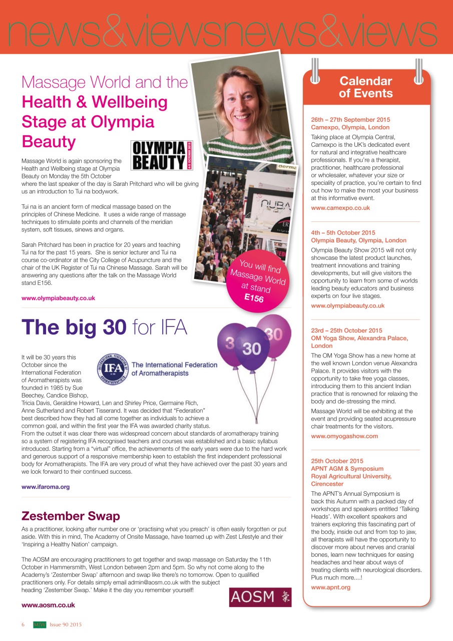 Massage World Preview Pages