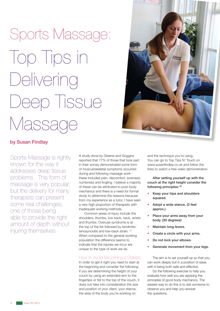 Massage World Preview Pages