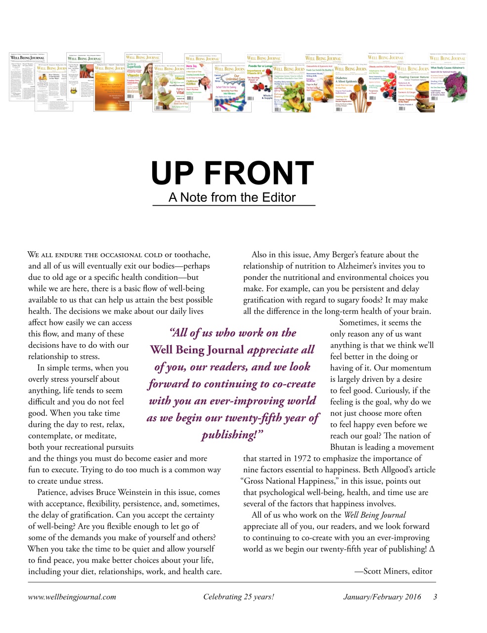 Well Being Journal Preview Pages