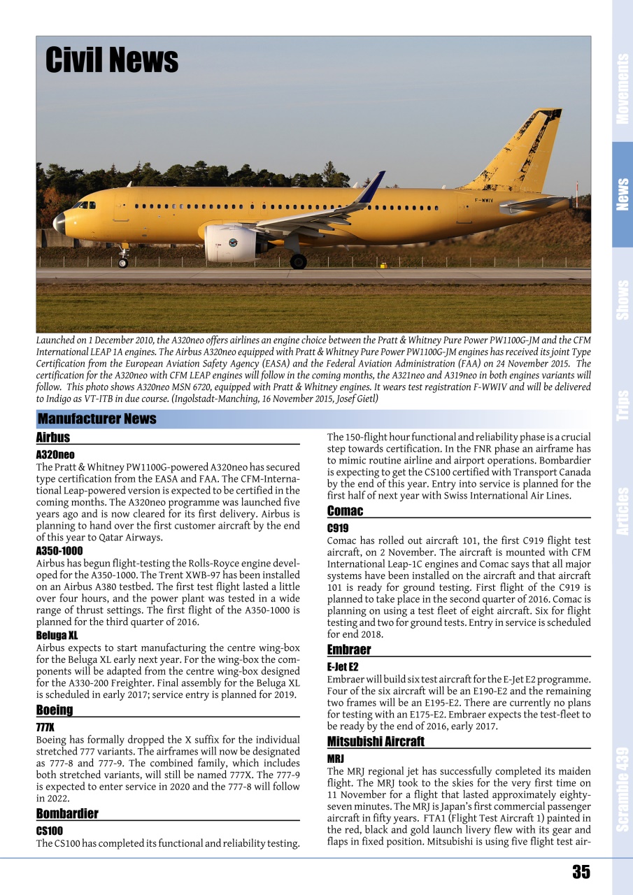 Scramble Magazine Preview Pages