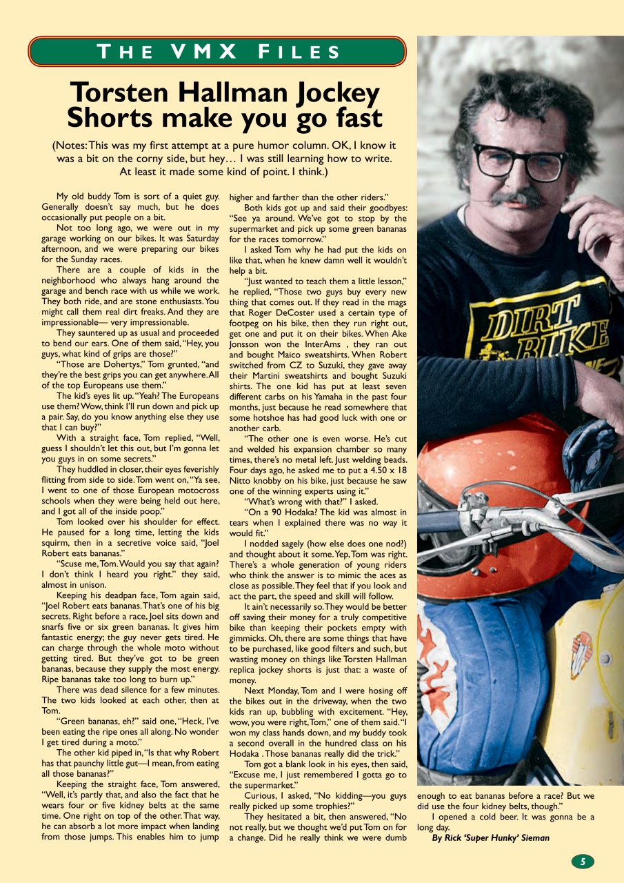 VMX Magazine Preview Pages