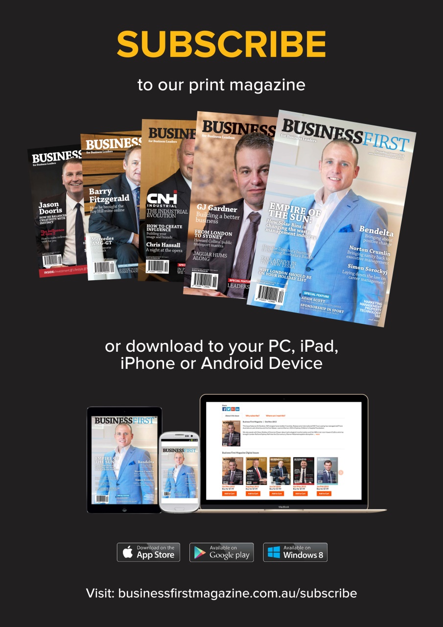 Business First Magazine Preview Pages