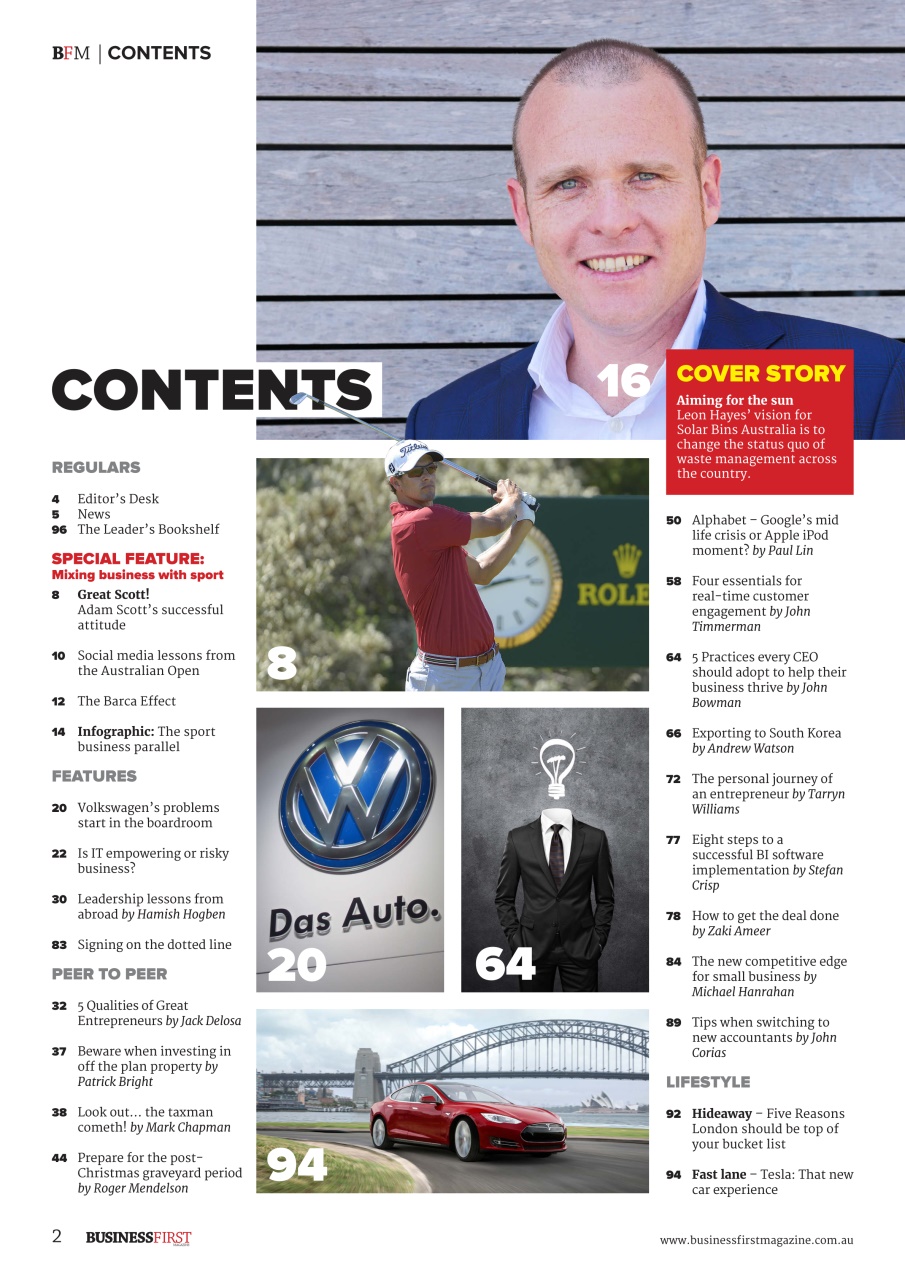 Business First Magazine Preview Pages