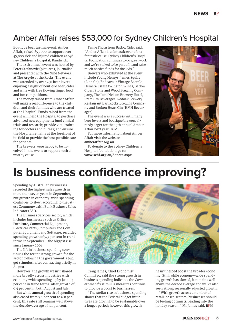 Business First Magazine Preview Pages