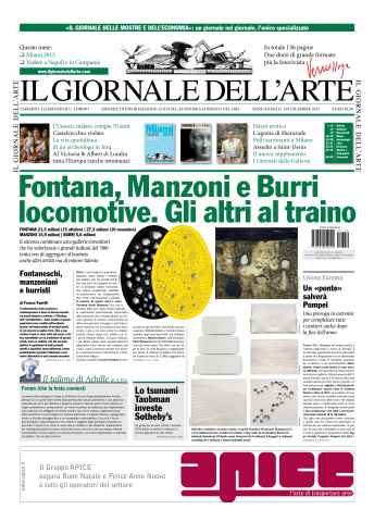 Il Giornale Dell’Arte issue Dec 2015