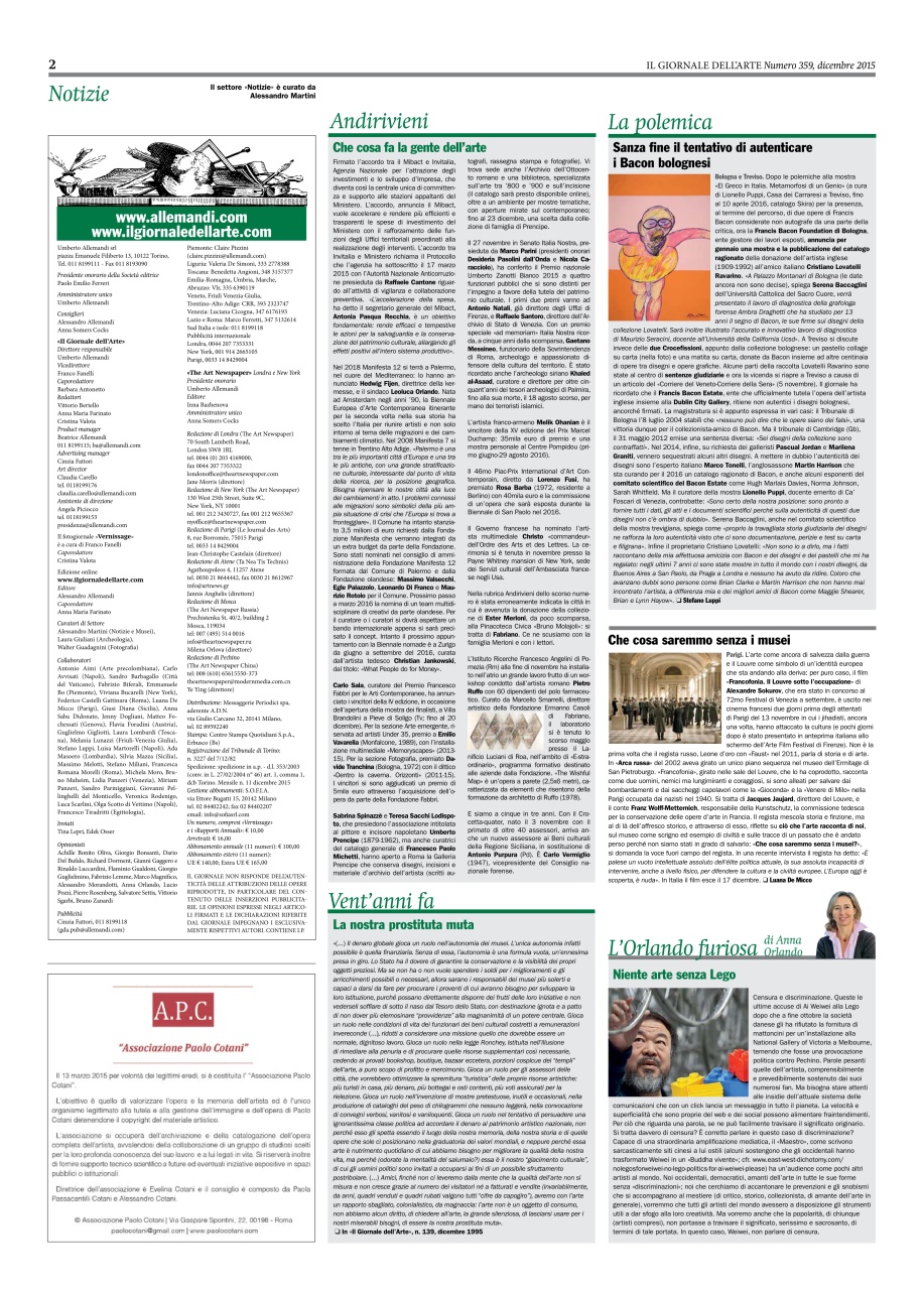 Il Giornale Dell’Arte Preview Pages