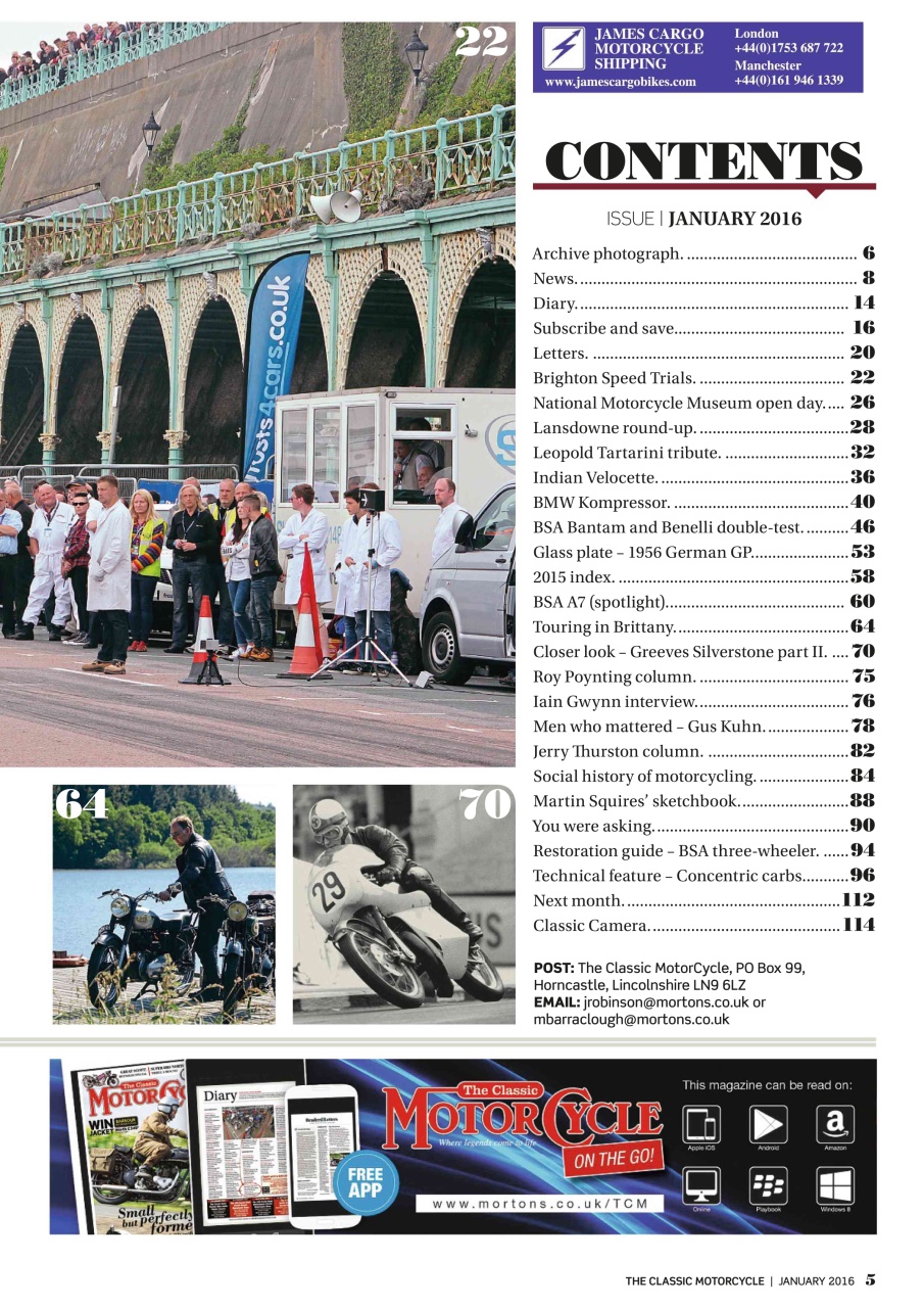 The Classic MotorCycle Preview Pages